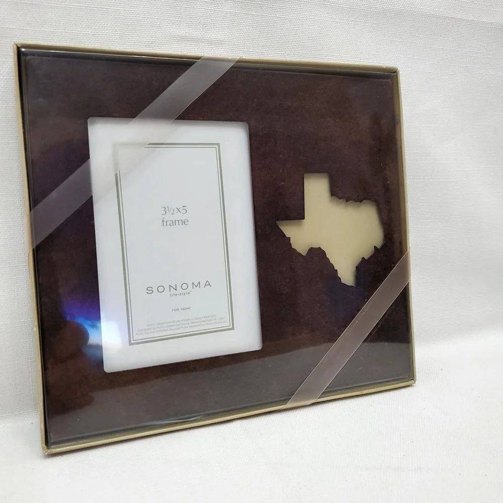 Western Theme ☆ Texas Picture Frame Metal ☆ 3.5